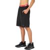 imageChampion Mens MVP Moisture Wicking Gym Shorts 7quot ampamp 9quotBlack  Hd C Logo  9 Inseam