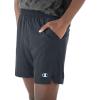 imageChampion Mens MVP Moisture Wicking Gym Shorts 7quot ampamp 9quotStealth  Hd C Logo  7 Inseam