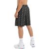 imageChampion Mens Shorts Fleece Midweight Shorts Athletic Shorts With Pockets Reg Or Big ampamp TallBig C Little Script Black