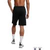 imageChampion Mens Shorts Fleece Midweight Shorts Athletic Shorts With Pockets Reg Or Big ampamp TallBlack  C Patch Logo