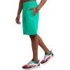 imageChampion Mens Shorts Fleece Midweight Shorts Athletic Shorts With Pockets Reg Or Big ampamp TallGreen Vine C Patch Logo
