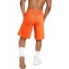 imageChampion Mens Shorts Fleece Midweight Shorts Athletic Shorts With Pockets Reg Or Big ampamp TallLaser Orange C Patch Logo