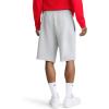 imageChampion Mens Shorts Fleece Midweight Shorts Athletic Shorts With Pockets Reg Or Big ampamp TallOxford Gray  C Patch Logo
