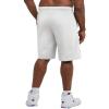 imageChampion Mens Shorts Fleece Midweight Shorts Athletic Shorts With Pockets Reg Or Big ampamp TallWhite C Patch Logo