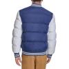 imageChampion Mens Varsity Bomber Puffer JacketNavyWhite
