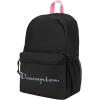 imageChampion Merit Backpack with Padded Straps Water Bottle Pocket and Laptop Compartment for Daily Use BlackWhite One SizePinkBlack