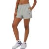imageChampion Womens 3quot Fleece Shorts RetiredOxford Gray