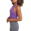 imageChampion Womens Crop Top Soft Touch Moisture Wicking Ribbed Cropped Top for WomenCreative Mauve
