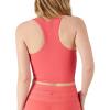 imageChampion Womens Crop Top Soft Touch Moisture Wicking Ribbed Cropped Top for WomenHigh Tide Coral Ribbed
