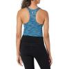 imageChampion Womens Crop Top Soft Touch Moisture Wicking Ribbed Cropped Top for WomenSpacedye Multi Cool