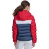 imageChampion Womens Quilted Coat Packable Puffer Jacket With HoodRedNavy Combo