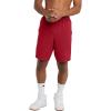 imageChampion Mens 9 Lounge Shorts Standard Fit Lightweight Available in Regular and Big ampamp TallEclipse Red C Patch Logo