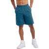 imageChampion Mens Shorts Fleece Midweight Shorts Athletic Shorts With Pockets Reg Or Big ampamp TallBig C Little Script Nifty Turquoise