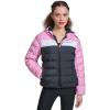 imageChampion Womens Quilted Coat Packable Puffer Jacket With HoodMauveNavy Combo