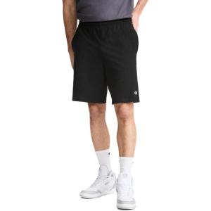 imageChampion Mens 9 Lounge Shorts Standard Fit Lightweight Available in Regular and Big ampamp TallBlack  C Patch Logo