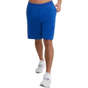 imageChampion Mens 9 Lounge Shorts Standard Fit Lightweight Available in Regular and Big ampamp TallSurf the Web  C Patch Logo