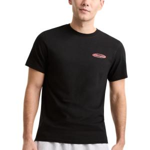 imageChampion Mens Classic Graphic Short Sleeve TShirt Standard Fit 2025 GraphicsBlack  Globe