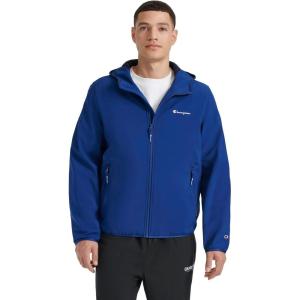 imageChampion Mens Lightweight Active Soft Shell Hooded JacketBlue