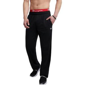 imageChampion Mens Lightweight Openhem Lounge Pants Reg Or Big ampamp TallBlack  C Logo