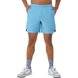 imageChampion Mens MVP Moisture Wicking Gym Shorts 7quot ampamp 9quotRaindrop Blue Hd C Logo