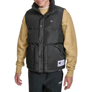 imageChampion Mens Puffer Vest With LogoBlack