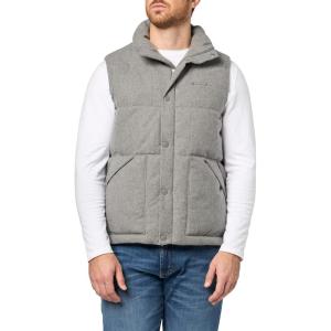 imageChampion Mens Puffer Vest With LogoHeather Grey Wool Blend