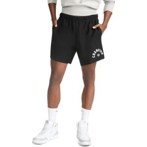 imageChampion Mens Reverse Weave Relay Cut Off Shorts 7quot Arch LogoBlack