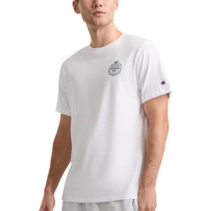 imageChampion Mens Rochester ShortSleeve TShirt Tennis CrestWhite