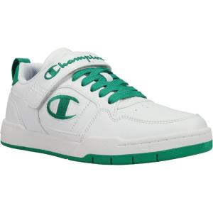 imageChampion UnisexChild Arena Power Lo SneakerWhi9teGreen Field