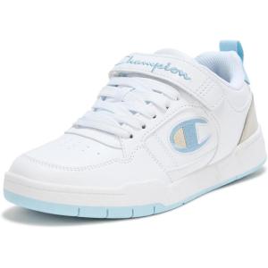 imageChampion UnisexChild Arena Power Lo SneakerWhiteSblueBeige