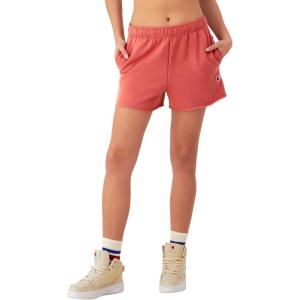 imageChampion Womens 3quot Fleece Shorts RetiredPicante Pink