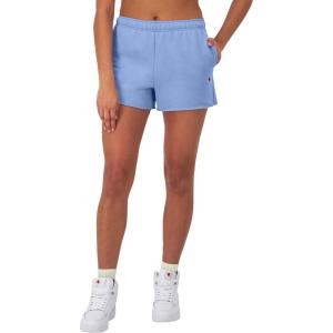imageChampion Womens 3quot Fleece Shorts RetiredPlaster Blue