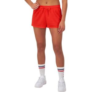 imageChampion Womens Mesh Shorts Lightweight Gym Shorts Midrise Workout Shorts for Women 25quotSolar Crimson
