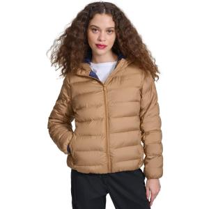 imageChampion Womens Quilted Coat Packable Puffer Jacket With HoodTobacco