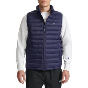imageChampion mens Packable Puffer Vest With Stand CollarPeacoat