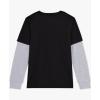 imageChampion Boys Long Sleeve Tee Shirt for Kids Athletic TopsJet Black