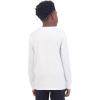 imageChampion Boys Long Sleeve Tee Shirt for Kids Athletic TopsSignature Bright White