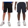 imageChampion Boys Shorts for Kids Athletic 2 Pack Lightweight Hybrid ShortBlackdark Navy