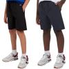 imageChampion Boys Shorts for Kids Athletic 2 Pack Lightweight Hybrid ShortBlackdark Navy