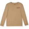 imageChampion Boys Long Sleeve Tee Shirt for Kids Athletic TopsSignature Khaki