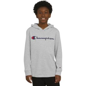 imageChampion boys Boys Long Sleeve Hooded ShirtClean Grey