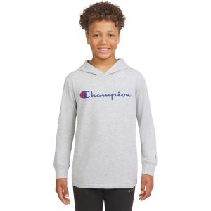 imageChampion boys Boys Long Sleeve Hooded ShirtSignature Gray Heather