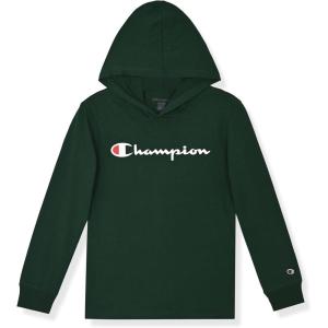 imageChampion boys Boys Long Sleeve Hooded ShirtSignature Pine Green