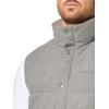 imageChampion mens Puffer Vest With Name LogoHeather Grey Wool Blend