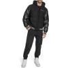 imageChampion mens Varsity Bomber Puffer JacketBlack Wool Hoody