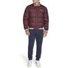 imageChampion mens Varsity Bomber Puffer JacketWine Tech