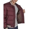 imageChampion mens Varsity Bomber Puffer JacketWine Tech