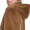 imageChampion womens Faux Fur Hoody Bomber JacketCognac