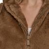 imageChampion womens Faux Fur Hoody Bomber JacketCognac