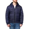 imageChampion Mens Reversible Puffer Jacket with Drawstring HoodNavyCharcoal